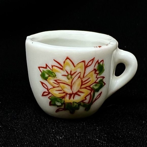 Figurines Miniature Lot  Porcelain Glass Plastic Vintage Set Of 19 Figures Japan - Picture 13 of 16